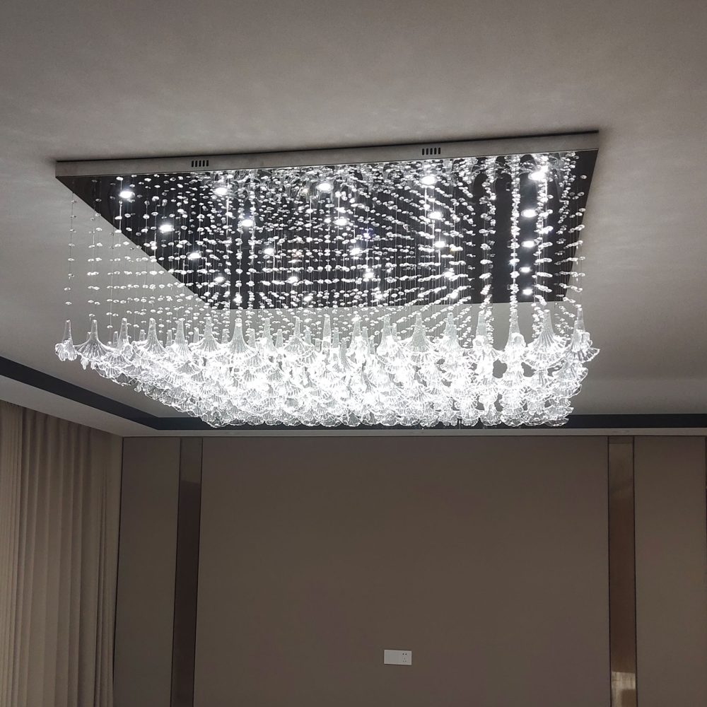Petunia Art Living Room Crystal Chandelier - Image 3