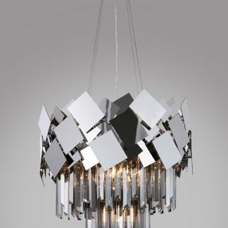 Geometric art chandelier