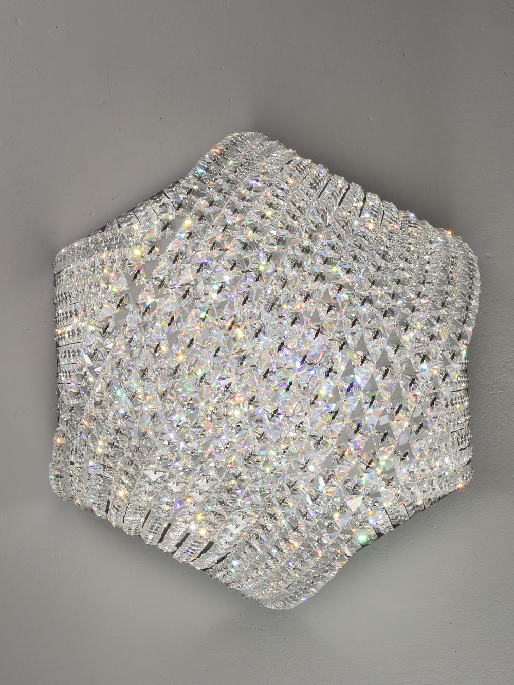 Hexagonal crystal ceiling lamp - Image 3
