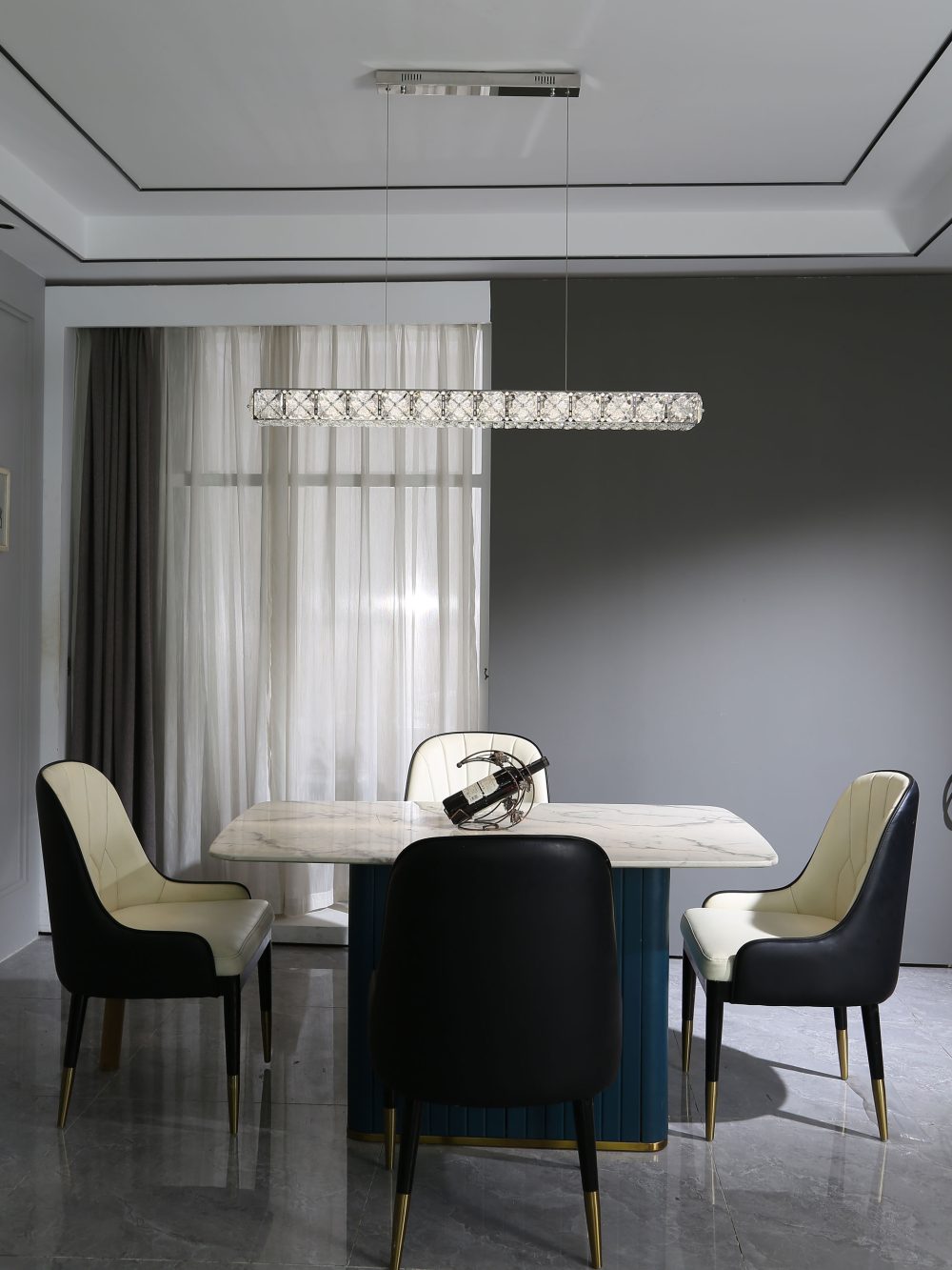 Long Crystal Chandelier - Image 2