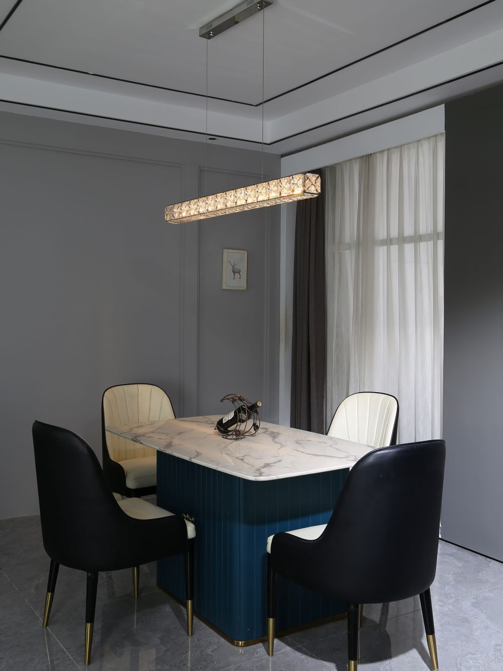 Long Crystal Chandelier - Image 3