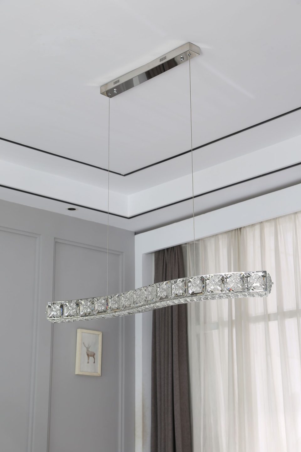 S-shaped crystal chandelier - Image 5