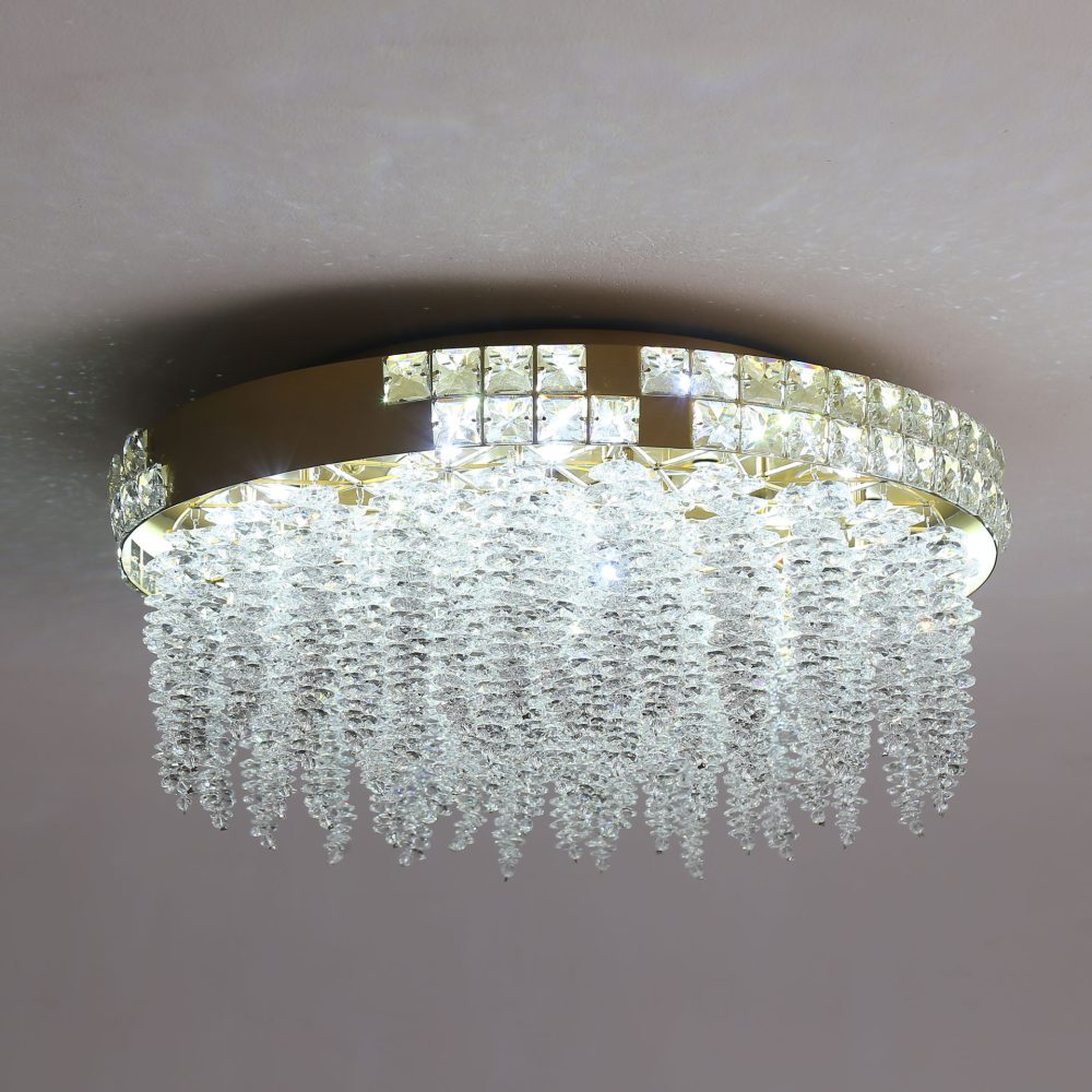 crystal string ceiling lamp - Image 4
