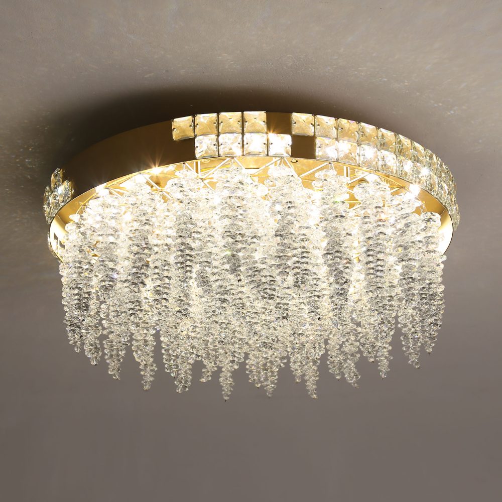 crystal string ceiling lamp - Image 5