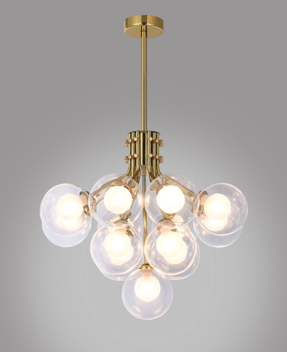 Modern Minimalist Gold Glass Ball Pendant Light – Stylish Lighting for Home Décor