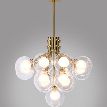 Modern Minimalist Gold Glass Ball Pendant Light – Stylish Lighting for Home Décor