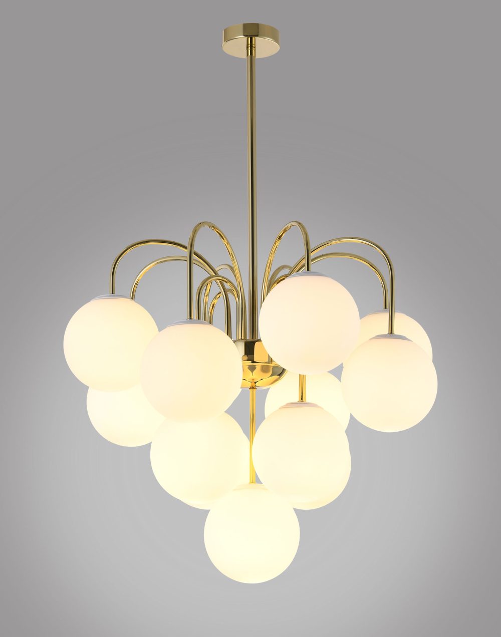 Sleek Modern Gold Glass Pendant Light – Minimalist Design for Elegant Home Lighting