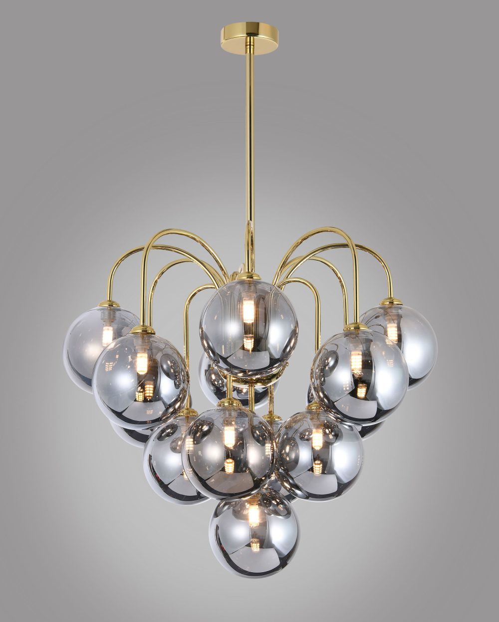 Modern minimalist golden glass ball pendant light