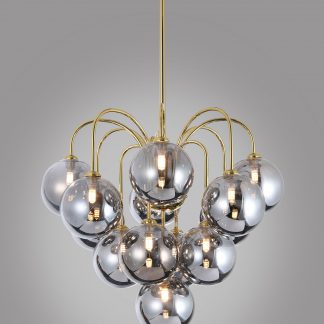 Modern minimalist golden glass ball pendant light