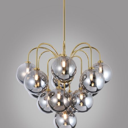 Modern minimalist golden glass ball pendant light