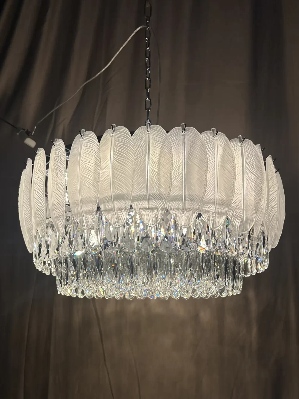 Glass Crystal Chandelier - Image 2
