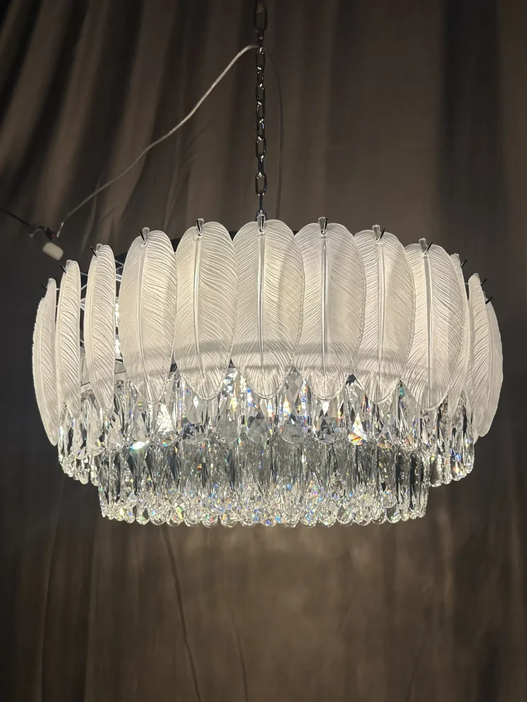Glass Crystal Chandelier - Image 2