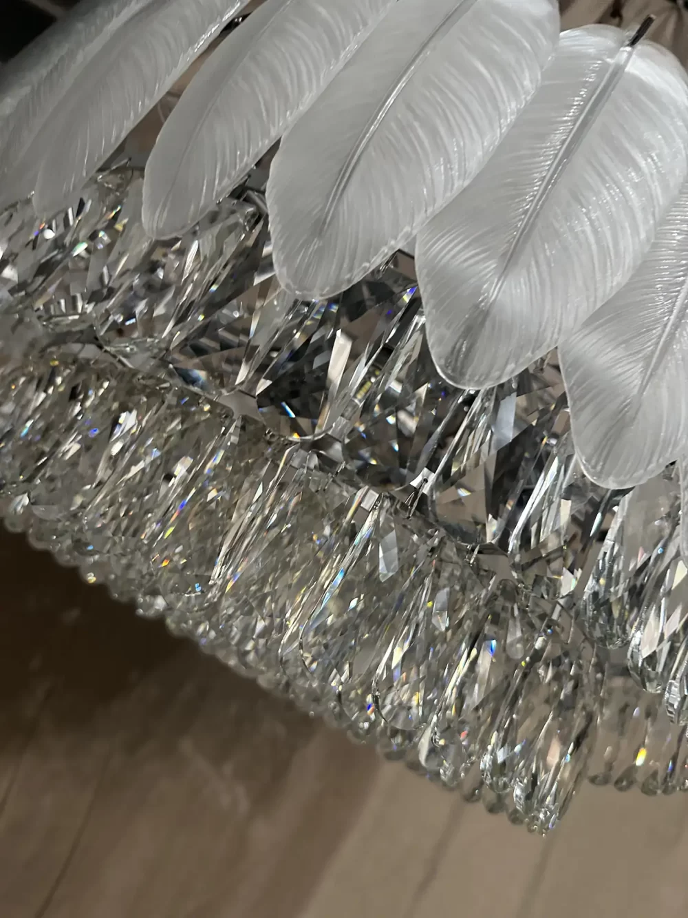 Glass Crystal Chandelier - Image 3