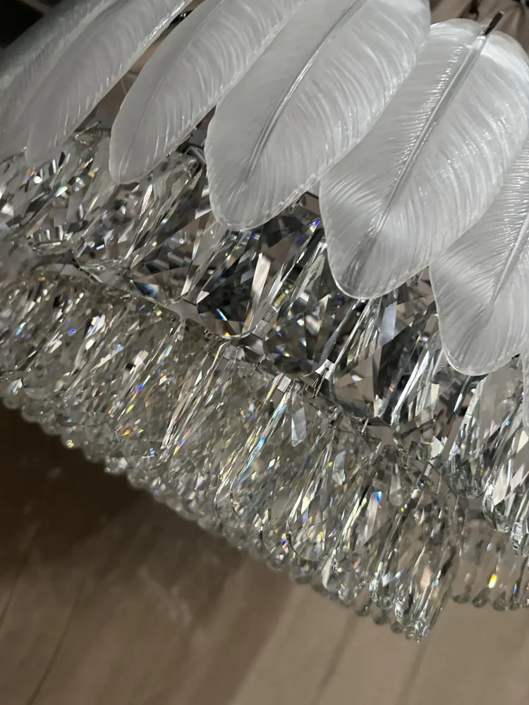 Glass Crystal Chandelier - Image 3