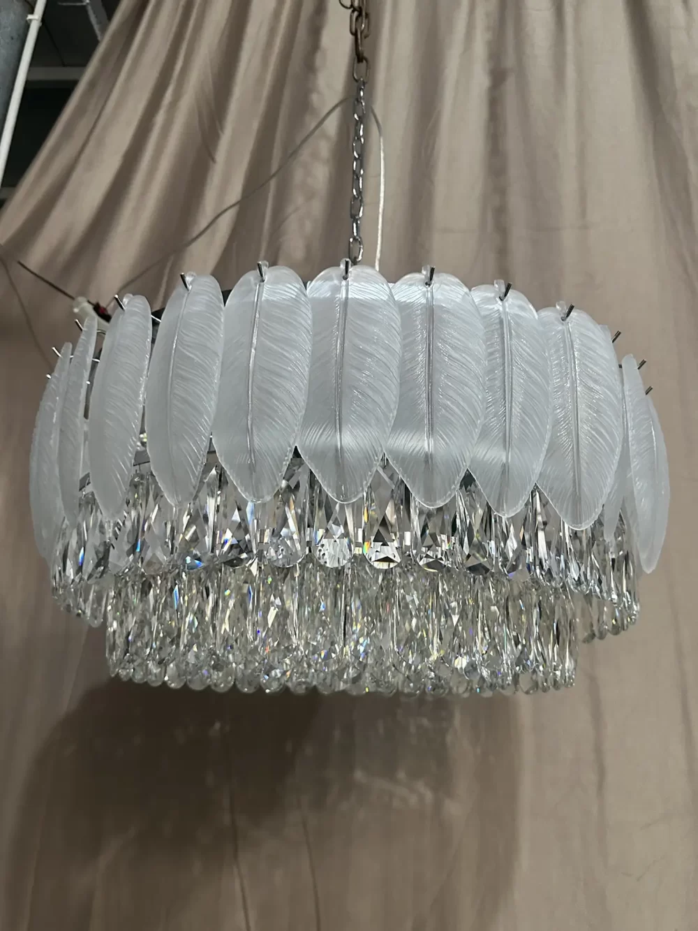 Glass Crystal Chandelier - Image 4