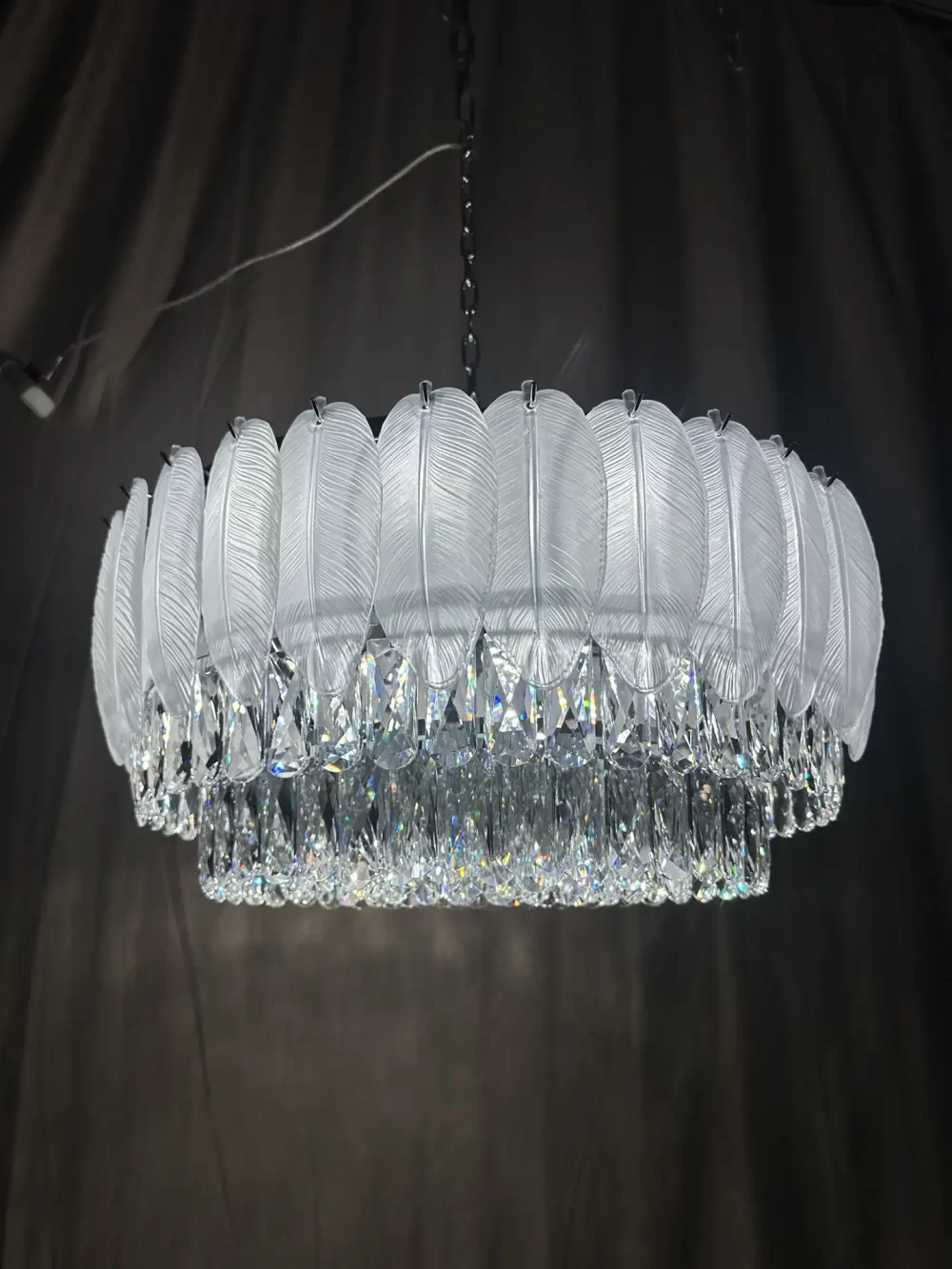 Glass Crystal Chandelier