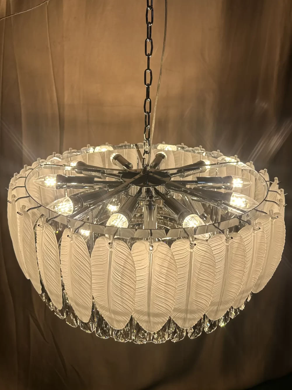 Glass Crystal Chandelier - Image 5