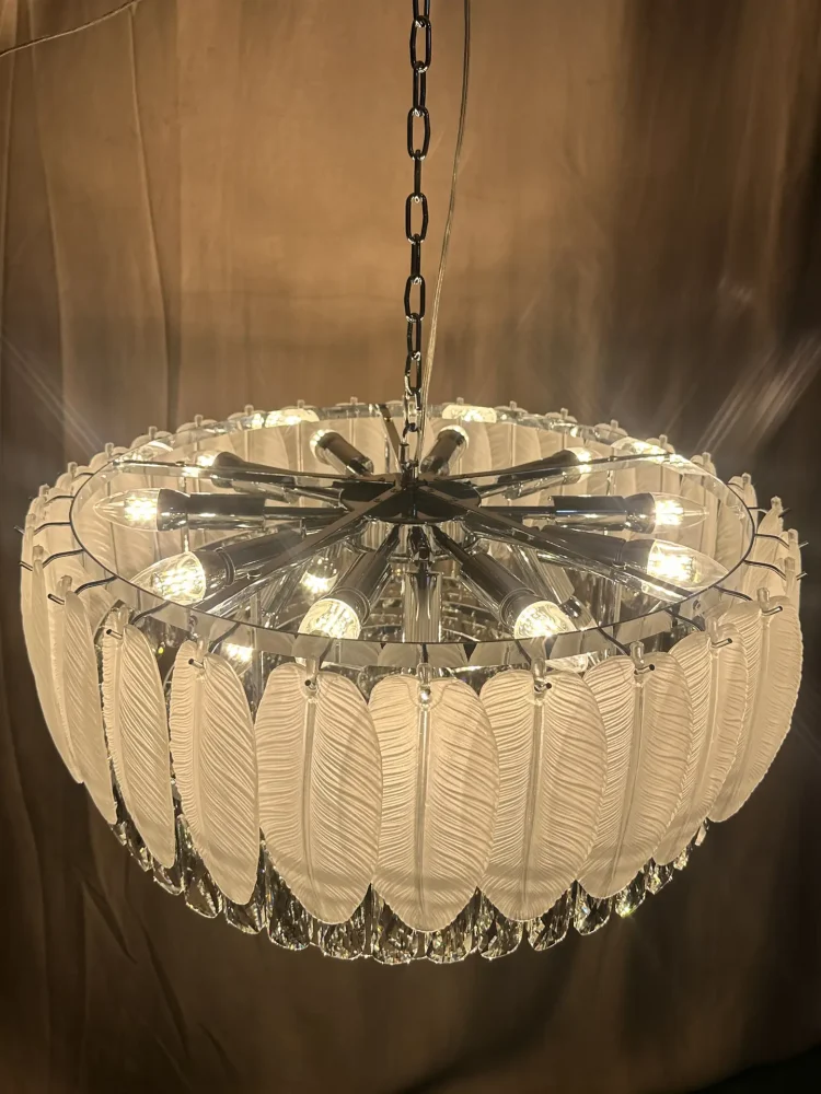 Glass Crystal Chandelier - Image 5