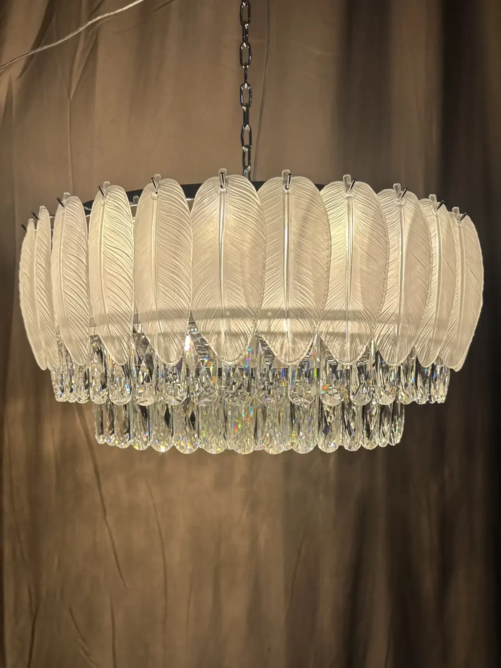 Glass Crystal Chandelier - Image 6