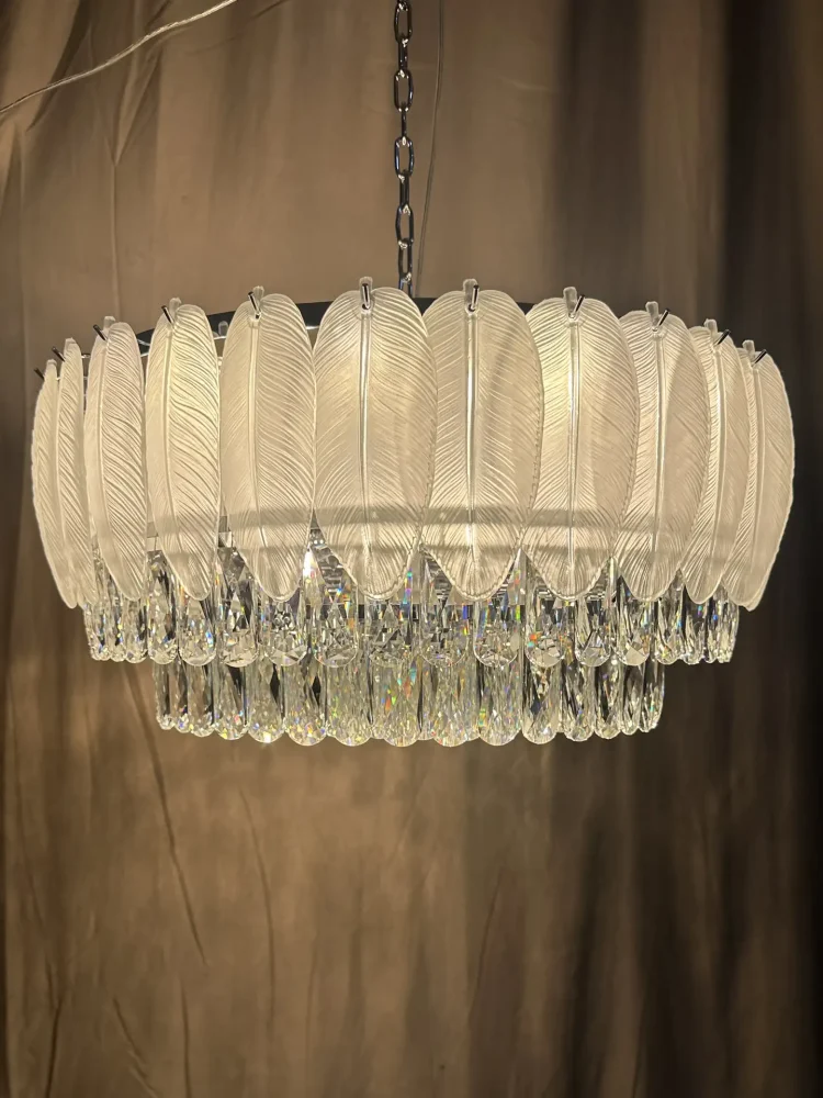 Glass Crystal Chandelier - Image 6
