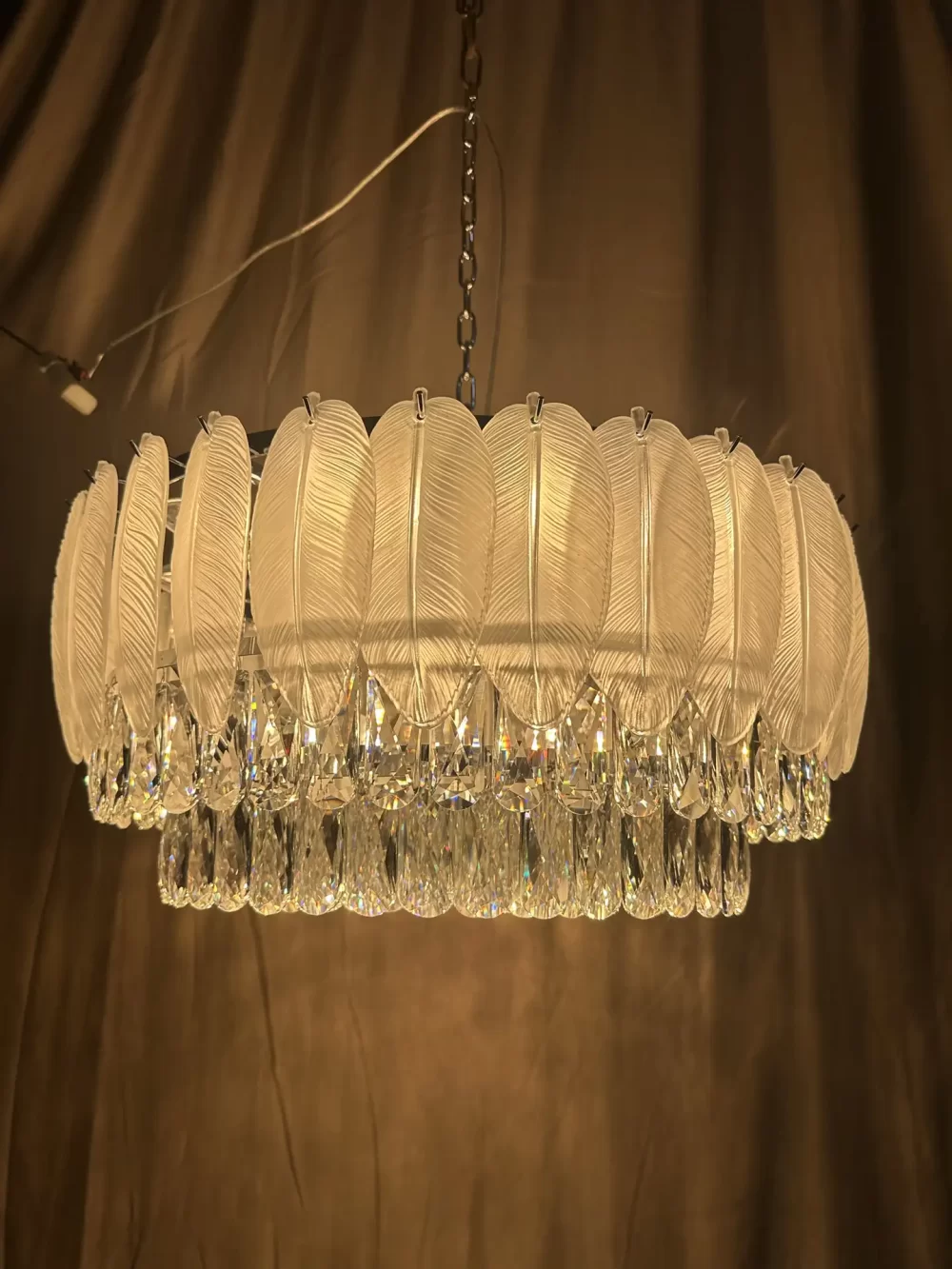 Glass Crystal Chandelier - Image 7