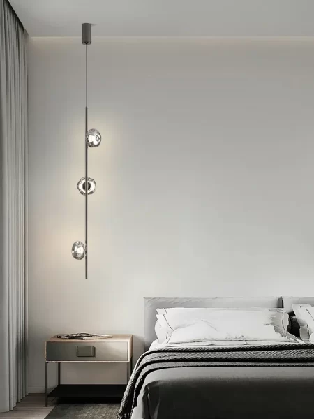 Modern Minimalist Bedside Pendant Light – Small Hanging Light for Bedroom
