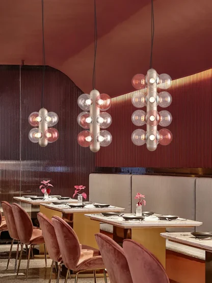 Colorful Bubble Glass Chandelier – Modern Cluster Lighting for Living Room - Image 13