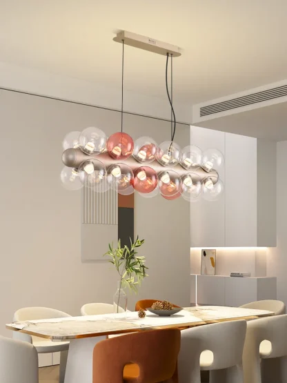 Colorful Bubble Glass Chandelier – Modern Cluster Lighting for Living Room - Image 5