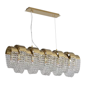 Gold Crystal Chandelier for Dining Room